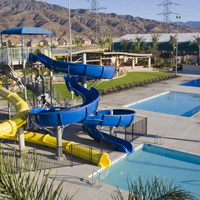 Aquatics Center Pools and Slides