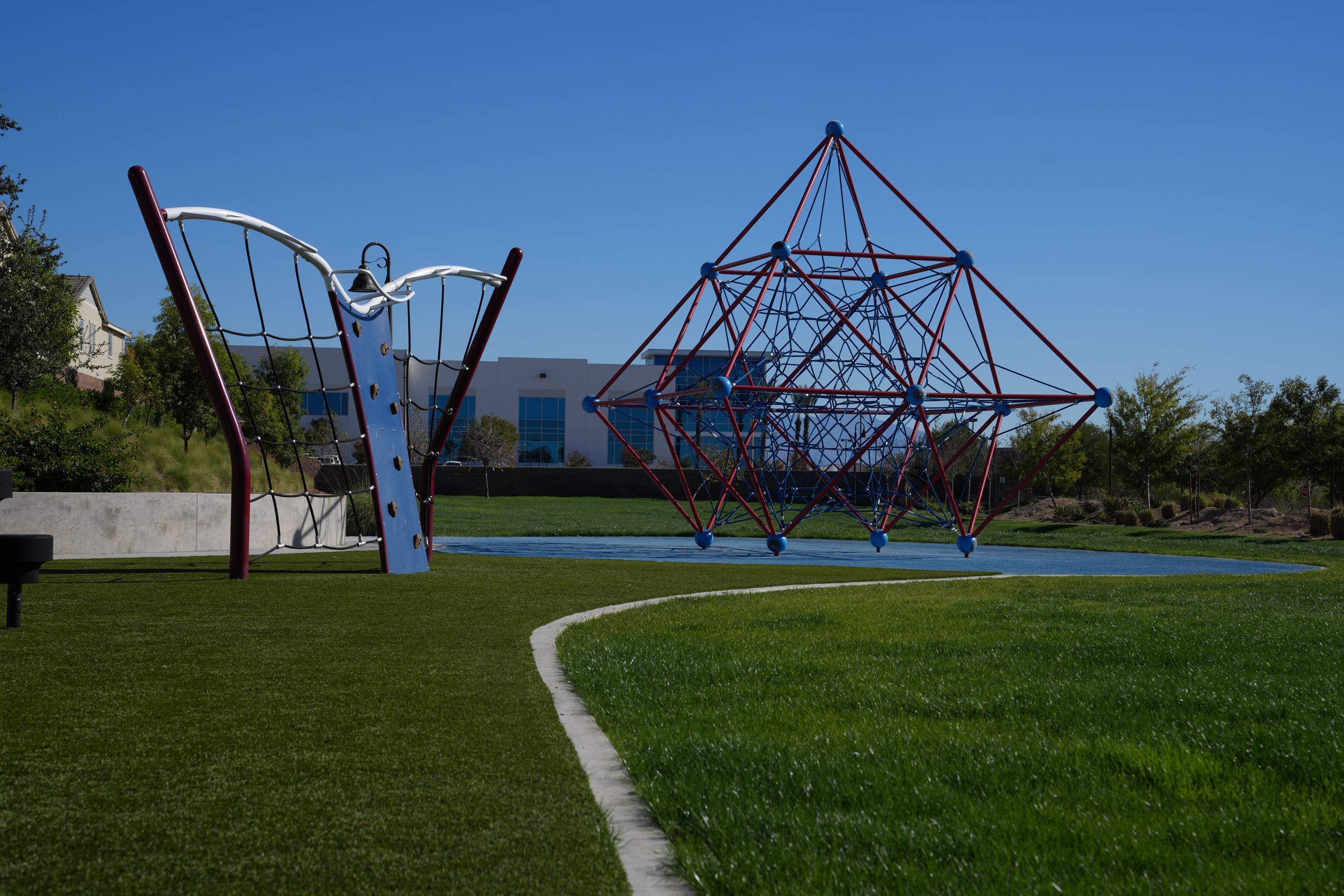 Photo of play and climbing structure located at Gabion Ranch South