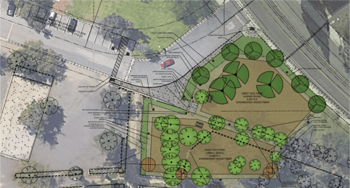 South Fontana Dog Park Renduring