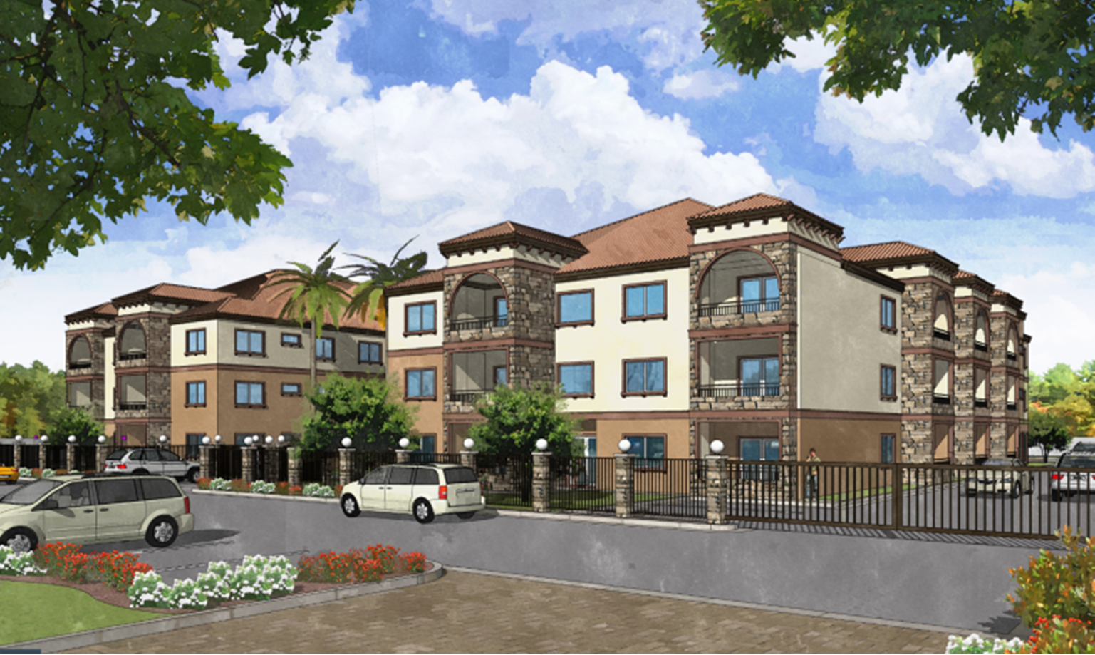 La Sierra Senior Housing Rendering